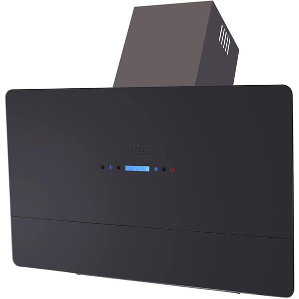 vidaXL Campana extractora con pantalla t&aacute;ctil negro 900 mm