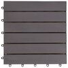 vidaXL Baldosas de terraza 20 uds madera maciza acacia gris 30x30 cm
