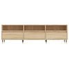 vidaXL Mueble de TV madera contrachapada roble Sonoma 150x30x44,5 cm