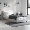 vidaXL Estructura de cama madera de ingenier&iacute;a gris hormig&oacute;n 75x190 cm