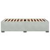 vidaXL Estructura de cama sin colch&oacute;n terciopelo gris claro 100x200 cm