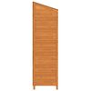 vidaXL Cobertizo de jard&iacute;n madera maciza de abeto marr&oacute;n 55x52x174,5cm