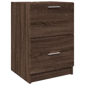 vidaXL Armario de lavabo madera de ingenier&iacute;a marr&oacute;n roble 40x37x59 cm