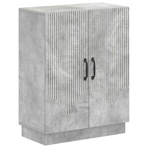 vidaXL Armario de Almacenamiento para Ba&ntilde;o HOORN Gris Hormig&oacute;n