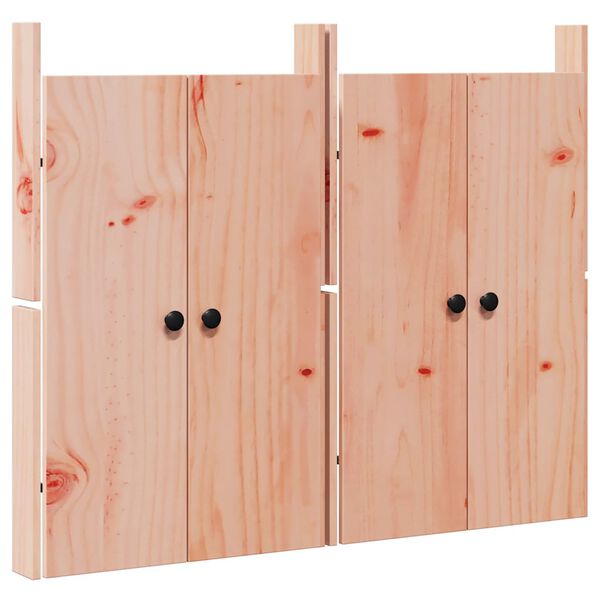 vidaXL Puerta de cocina 2 pcs Marr&oacute;n 50 x 9 x 82 cm