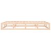 vidaXL Estructura de cama de madera maciza 140x200 cm