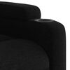 vidaXL Sillón reclinable elevable tela negro