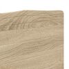 vidaXL Cabecero Roble Sonoma 150 cm Madera contrachapada