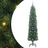 vidaXL &Aacute;rbol de Navidad artificial Verde 210 cm PVC, Acero y Pl&aacute;stico