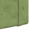 vidaXL Cabecera Colgante Verde claro 190 x 55 x 5 cm Terciopelo