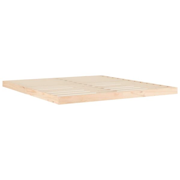 vidaXL Estructura de cama sin colchón madera maciza de pino 180x200 cm