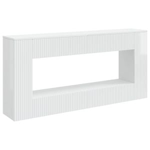 vidaXL Mesa Consola Alto Brillo 155 x 29 x 74 cm Madera de ingenier&iacute;a