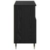 vidaXL Tableros Lateral 2 pcs Roble negro 120 x 35 x 70 cm