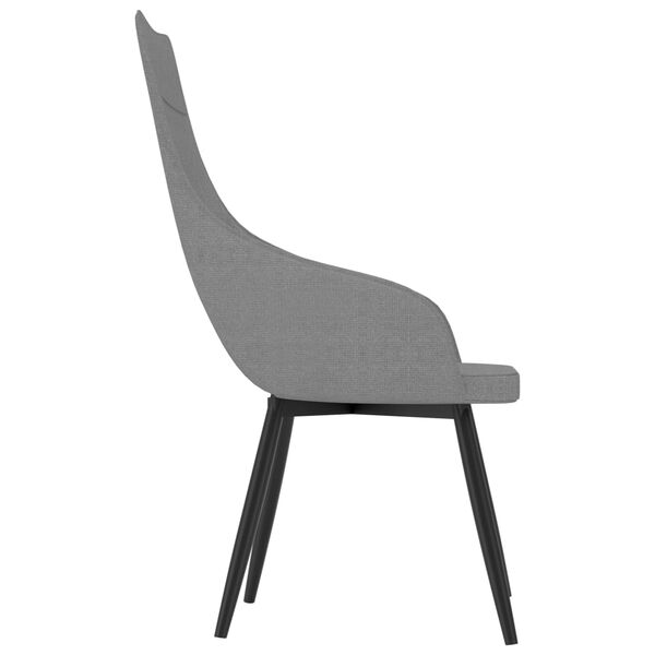 vidaXL Sill&oacute;n de tela gris claro