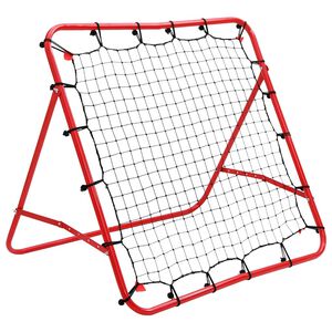 vidaXL Red de rebote ajustable para f&uacute;tbol 100 x 100 cm