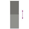 vidaXL Estor Enrollable Opaco gris 50x130 cm Tela Ancho 45,7 cm