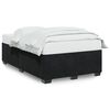 vidaXL Estructura de cama sin colch&oacute;n terciopelo negro 120x190 cm