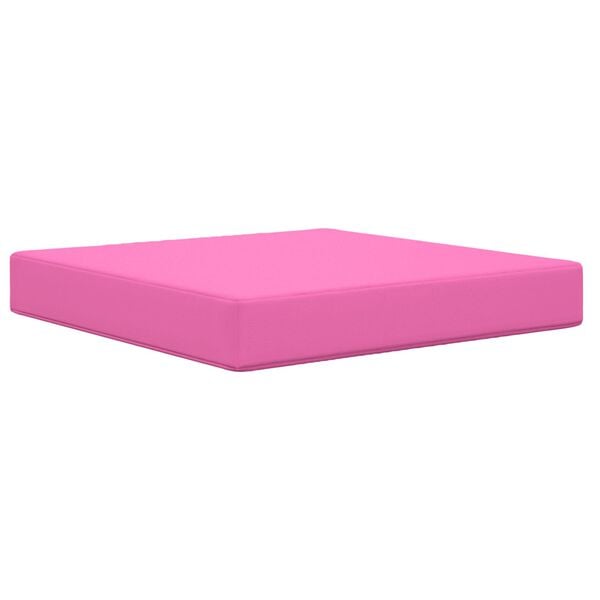 vidaXL Coj&iacute;n para sof&aacute; de exterior 3 pcs Rosa Poli&eacute;ster