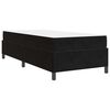 vidaXL Estructura de cama con colch&oacute;n Negro 80 x 200 cm tela