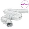vidaXL Conducto de ventilaci&oacute;n de aluminio 6 m &Oslash;12,5 cm