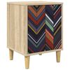vidaXL Mesa de noche OMMEN Roble Sonoma 36 x 33 x 50 cm