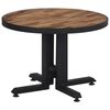 vidaXL Mesa de centro redonda teca reciclada maciza &Oslash;55x40 cm