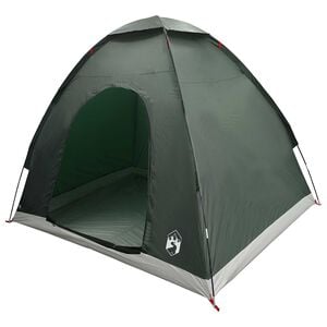 vidaXL Tienda de camping 2 persona Verde militar