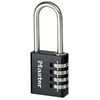 Master Lock Candado con c&oacute;digo aluminio 40 mm negro 7640EURDBLKLH