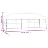 vidaXL Carpa de fiestas pop-up plegable con 5 paredes crema 3x9 m