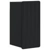 vidaXL Armario de pared para ba&ntilde;o ZWOLLE Negro 30 x 31 x 63 cm