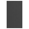 vidaXL Felpudo a rayas negro y gris 115x200 cm