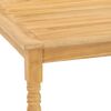 vidaXL Set de comedor de jard&iacute;n 3 pzas y cojines madera maciza de teca