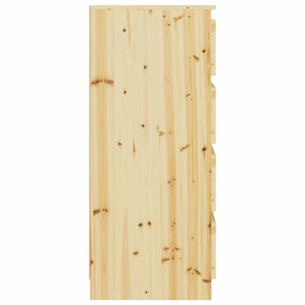 vidaXL Armario auxiliar madera maciza de abeto 60x36x84 cm