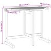 vidaXL Set de comedor de jardín plegable 3 pzas madera maciza acacia