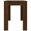 vidaXL Mesa de comedor madera de ingenier&iacute;a marr&oacute;n roble 120x60x76 cm