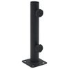 vidaXL Base de sombrilla para m&aacute;stil de &Oslash;32/34/38 mm acero negro mate