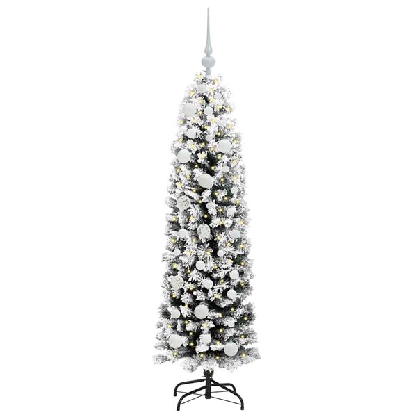vidaXL &Aacute;rbol de Navidad artificial Verde 150 cm PVC, Acero y Pl&aacute;stico