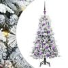 vidaXL &Aacute;rbol de Navidad artificial con ramas articuladas White 120 cm