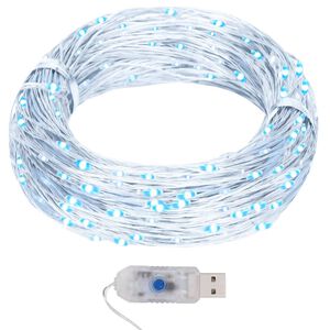 vidaXL Guirnalda de micro luces LED 40 m 400 LED blanco c&aacute;lido