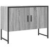 vidaXL Armario lavabo ba&ntilde;o madera ingenier&iacute;a gris Sonoma 80x33x60 cm