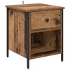 vidaXL Armario de Noche Madera vieja 40 x 42 x 50 cm