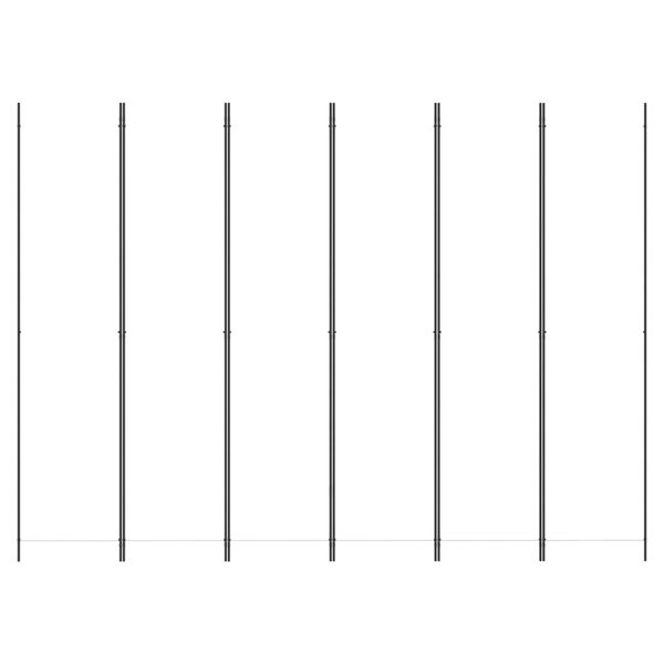 vidaXL Biombo divisor de 6 paneles de tela blanco 300x220 cm