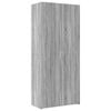 vidaXL Armario de madera ingenier&iacute;a gris Sonoma 80x42,5x225 cm