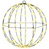 vidaXL Bola con 192 LED 2 pcs c&aacute;lido 40 x 40 x 43,5 cm Metal