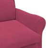 vidaXL sill&oacute;n Rojo vino tinto 76 x 94 x 102 cm Terciopelo