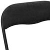 vidaXL Silla Plegable 2 pcs Negro 48 x 44 x 78 cm Terciopelo