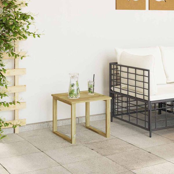 vidaXL Mesa de Tumbona Marrón 40 x 40 x 36 cm Pino impregnado