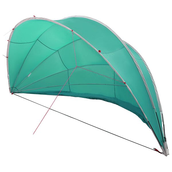 vidaXL C&uacute;pula para piscina Manual Azul 592 x 590 x 275 cm