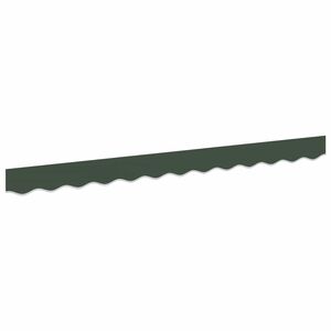 vidaXL Repuesto de volantes para toldo Verde oscuro 236 x 20 cm