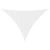 vidaXL Toldo de vela triangular tela Oxford blanco 4x5x5 m
